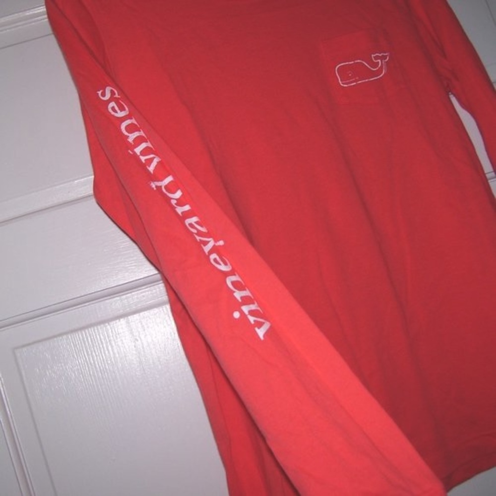 VINEYARD VINES Vintage Whale Long Sleeve Pocket Tee - Picture 5 of 9